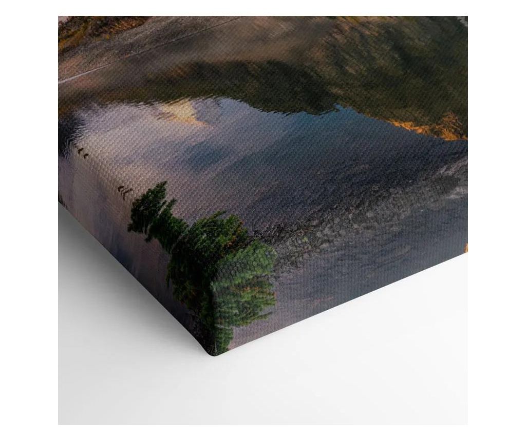 Vászonkép, Mountain Sunrise Lake, 100x200 cm - 5