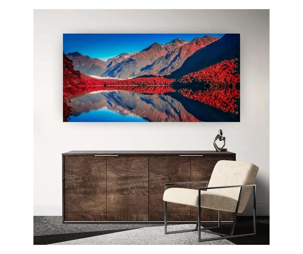 Vászonkép, New Zealand Lake, 50x100 cm - 4