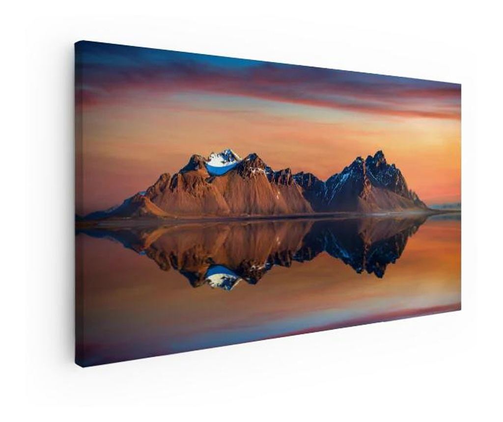 Vászonkép, Stokksnes Iceland, 60x120 cm - 4