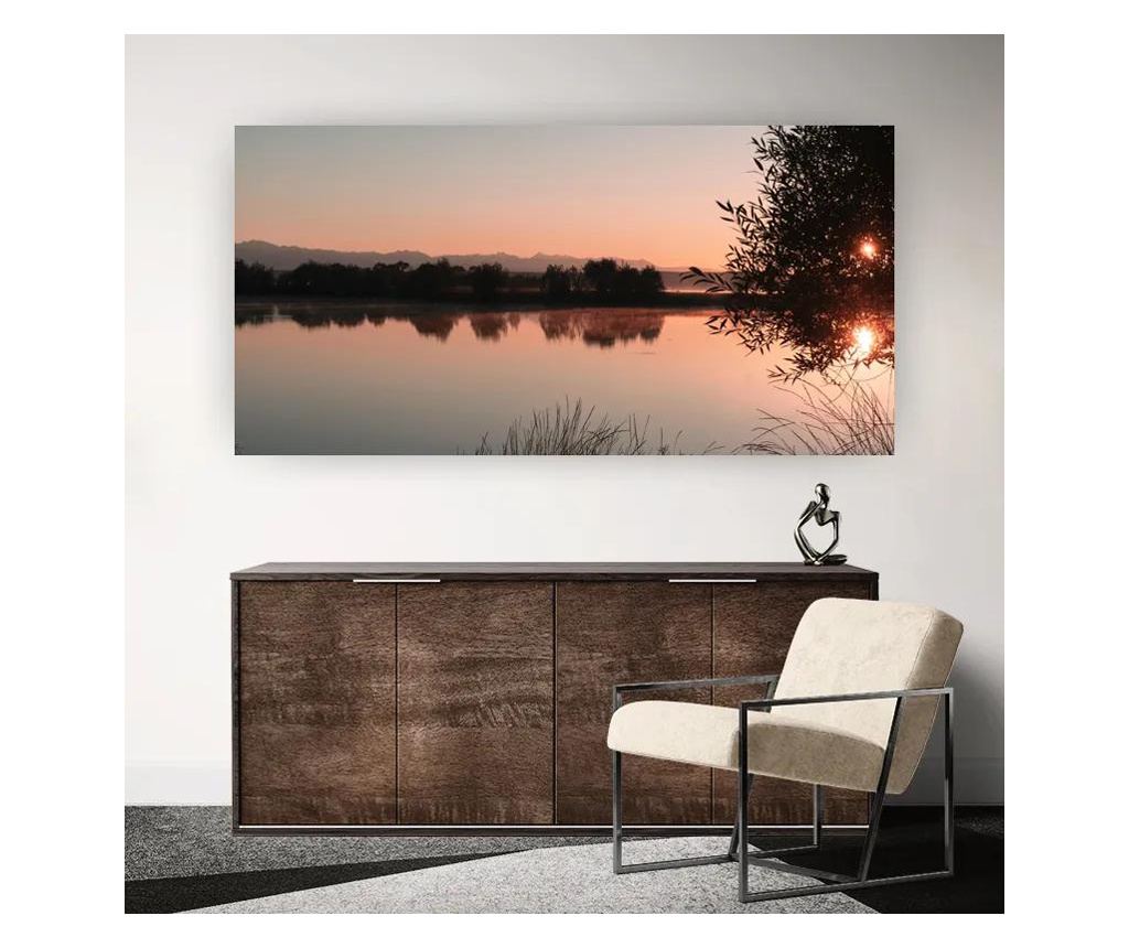 Vászonkép, Sunrise Lake View, 60x120 cm - 4