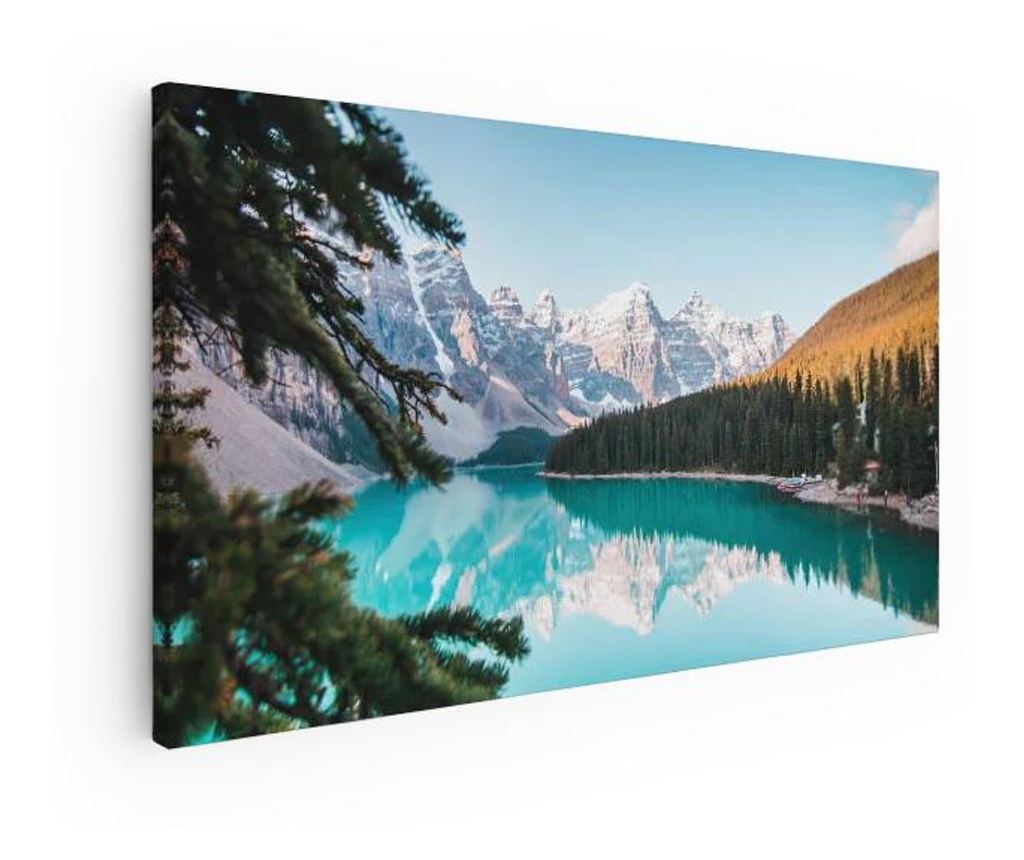 Vászonkép, Turqoise Lake, 100x200 cm - 4
