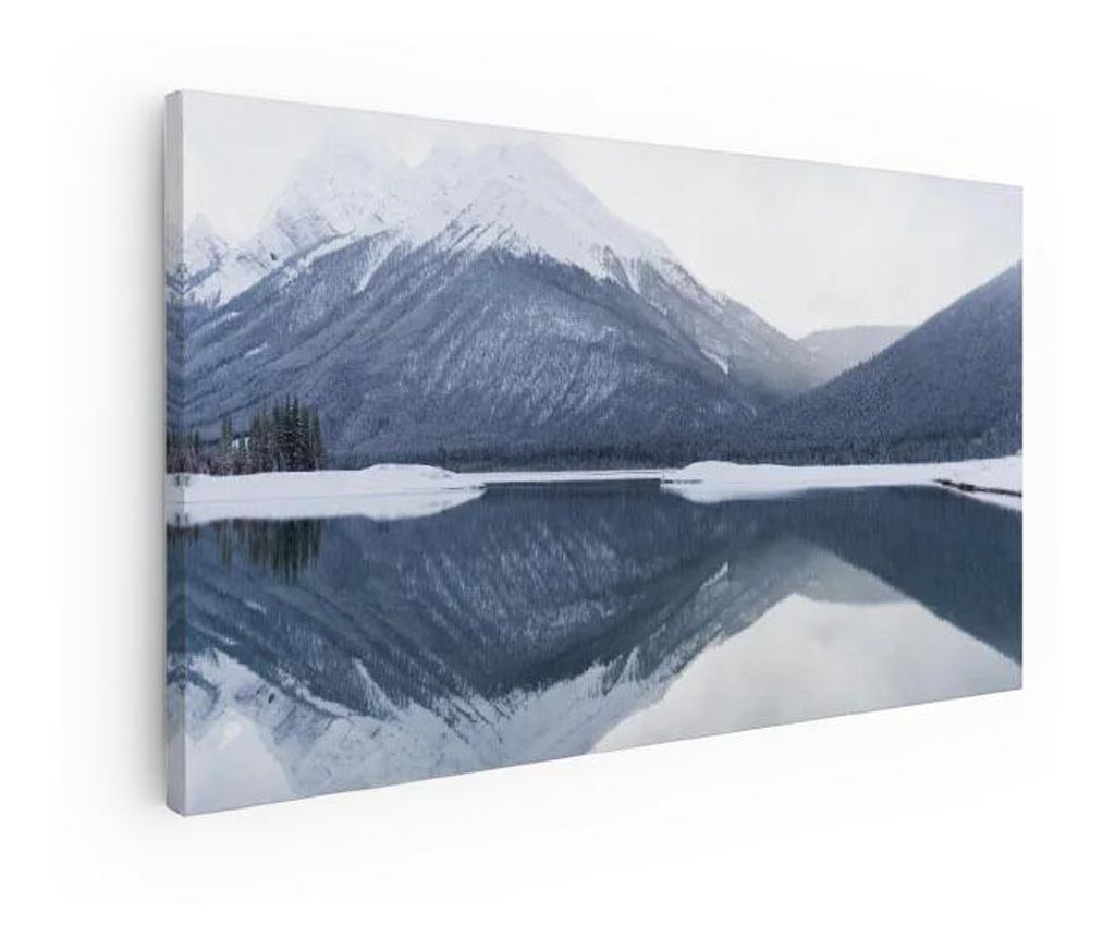 Vászonkép, White Light Lake, 80x160 cm - 3