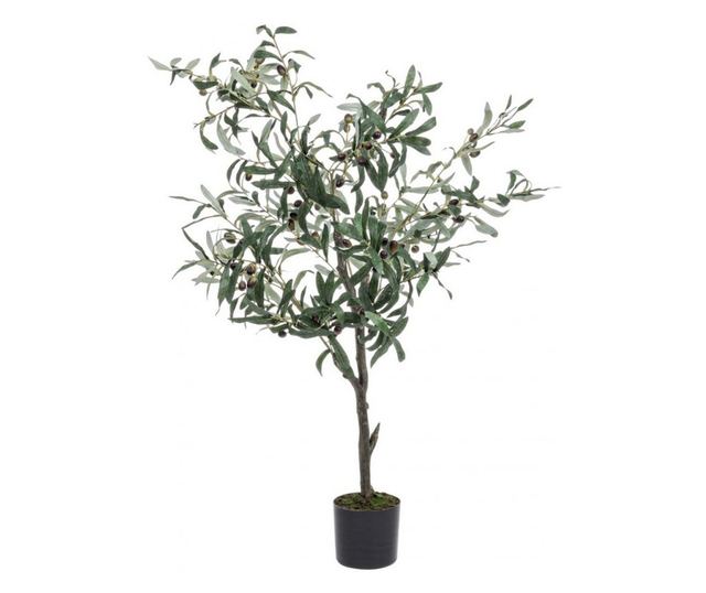 Sztuczne drzewko oliwne z 492 liśćmi w doniczce 120 cm