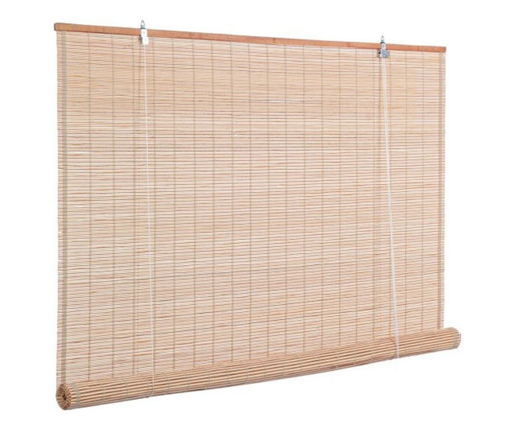 Nizza naravna bambusova rolo zavesa 150 cm x 260 cm - 5