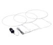Decoratiune luminoasa 105 microleduri albe 35 cm