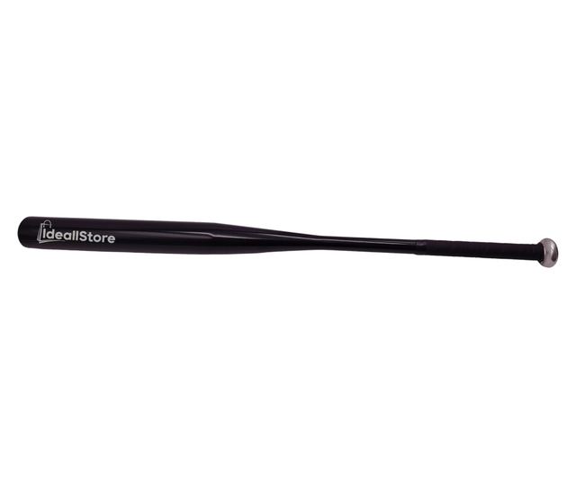 Комплект от три бейзболни бухалки IdeallStore®, Home Run, алуминий, 80 см, черен