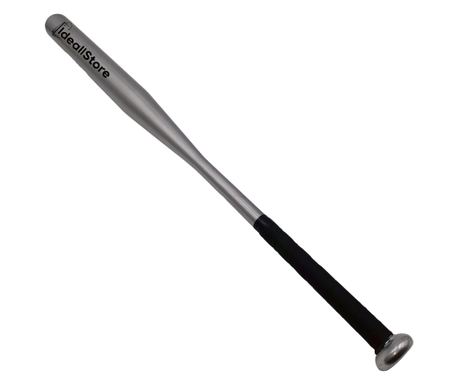 IdeallStore® palica za bejzbol, Home Run, aluminij, 80 cm, srebrna