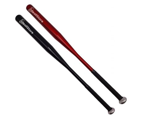 Komplet bejzbolskih kijev IdeallStore, Black Red, aluminij, 80 cm, rdeč