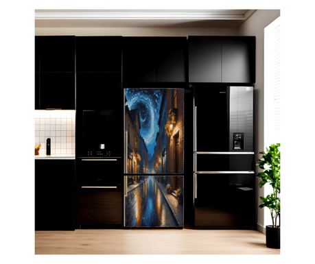 Šarena tiskana folija za ukrašavanje hladnjaka, dimenzije 200 x 90 cm, model: AVX-FR30