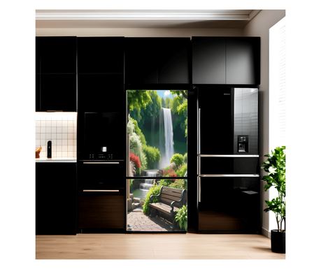 Šarena tiskana folija za ukrašavanje hladnjaka, dimenzije 200 x 90 cm, model: AVX-FR28