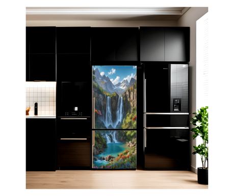 Šarena tiskana folija za ukrašavanje hladnjaka, dimenzije 200 x 90 cm, model: AVX-FR27