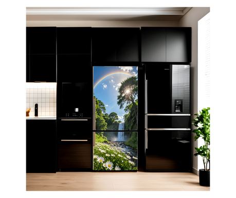 Šarena tiskana folija za ukrašavanje hladnjaka, dimenzije 200 x 90 cm, model: AVX-FR20