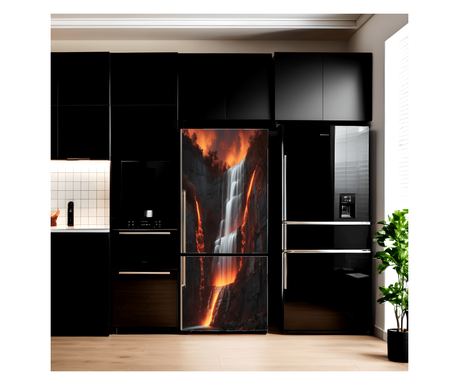Šarena tiskana folija za ukrašavanje hladnjaka, dimenzije 200 x 90 cm, model: AVX-FR19