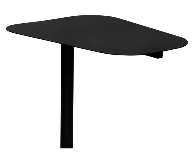 Masuta Side Hdja, metal, negru, 50 x 38 x H. 65 cm