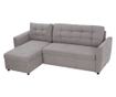 Троен ъглов диван с функция сън и лежанка с място за съхранение, текстил thumbnail 3
