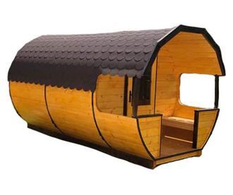 Sauna exterioara - Sauna Uscata - Lemn de brad -  Colecția Vitality - Pana la 400cm -