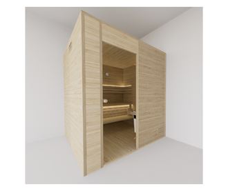 Sauna – Model 4 (2000mm x 2000 x 1900): Modul Compact - 4 Module