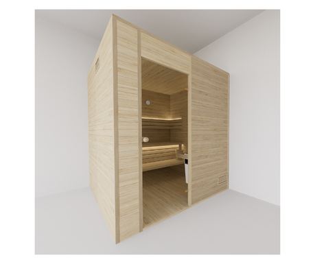 Sauna – Model 4 (2000mm x 2000 x 1900): Modul Compact - 4 Module