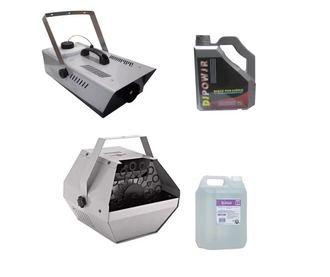 Set Smoke Machine i Balloon Machine 60 w, IdeallStore®, 1200 W, 4,5 l tekućine uključen