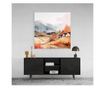 Tablou Sticla, Orange Grey Autumn, 60x60cm