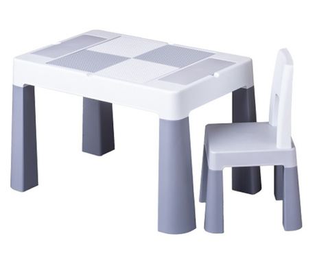 Tega Lego Multifun siva miza in set stolov