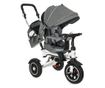 Детска триколка и количка Premium TRIKE FIX V3, цвят сив