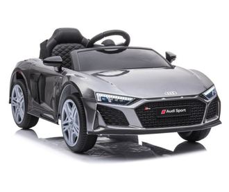 Elektromos Audi R8 gyerek autó, 2 motor, LeanToys, 9045, szürke