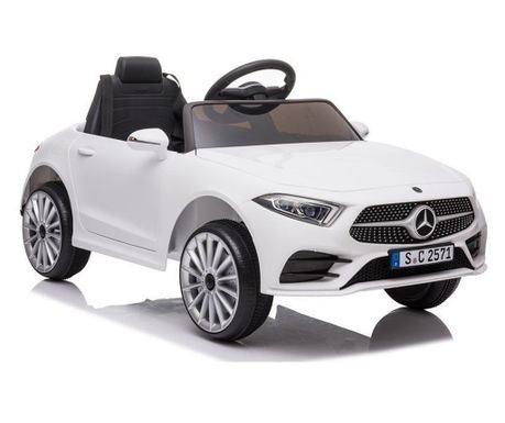 Dětské elektrické auto, Mercedes C Class, CLS 350, 2 motory, LeanToys, 5177, bílé