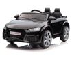 Audi TTRS fekete elektromos gyerek autó, 2 motor, 3 sebesség, max. 30 kg
