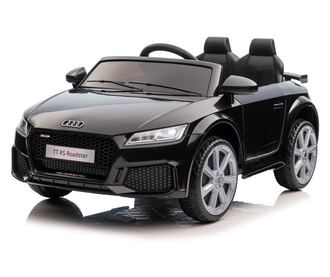 Audi TTRS fekete elektromos gyerek autó, 2 motor, 3 sebesség, max. 30 kg