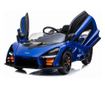 Elektromos autó gyerekeknek, kék McLaren Senna, távirányítóval, 2 motorral, max. 30 kg súly, 5350