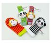 Set 4 zornaitori, pentru bebelusi, bratari si sosetute - model 2 Drool