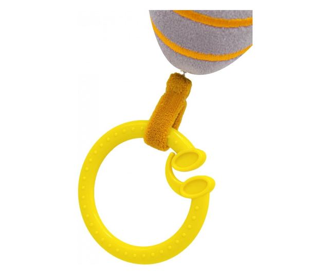 BabyJem Baby vibrációs játék, mackóméh, 6 hónap+ (szín: sárga)