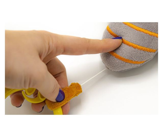 BabyJem Baby vibrációs játék, mackóméh, 6 hónap+ (szín: sárga)