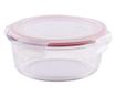 Posuda za hranu, BSG3, 0950 ml, 17x7 cm, okrugla, borosilikatno staklo/PP, Clip, MagicHome