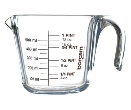 Staklena mjerna posuda 500 ml