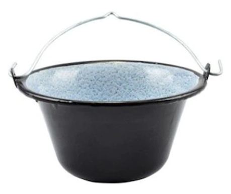 Emajlirana posoda, 50 litrov, črna