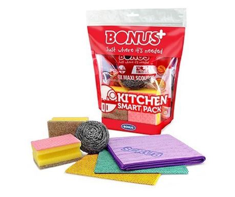 Set za čišćenje kuhinje od 7 dijelova, Bonus Kitchen Smart Pack, B471