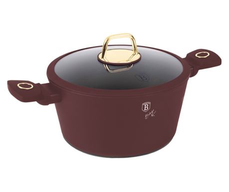 Oala cu capac 24 cm, 4.1 Litri, BerlingerHaus, Leonardo Collection, BH/8041
