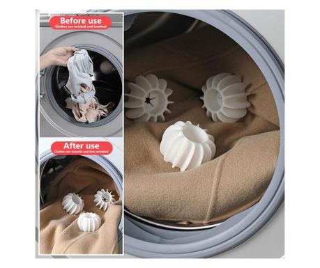 Set od 4 MagicBall loptice za pranje rublja, višekratne