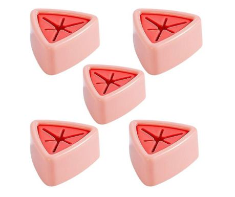 Set 5 vodoodpornih samolepilnih držal za brisače