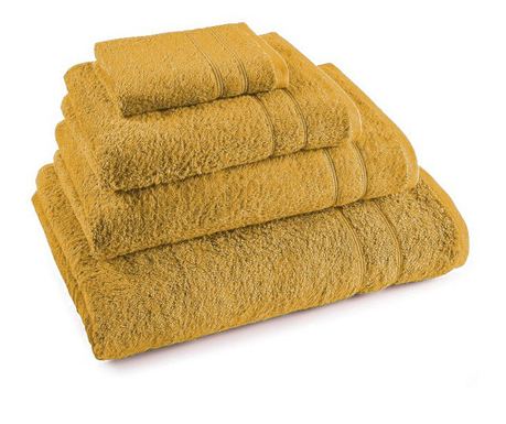 Komplet 12 brisač, 100% bombaž, 50 x 100 cm, oranžna, premium kvaliteta, HEIMTEX Germany
