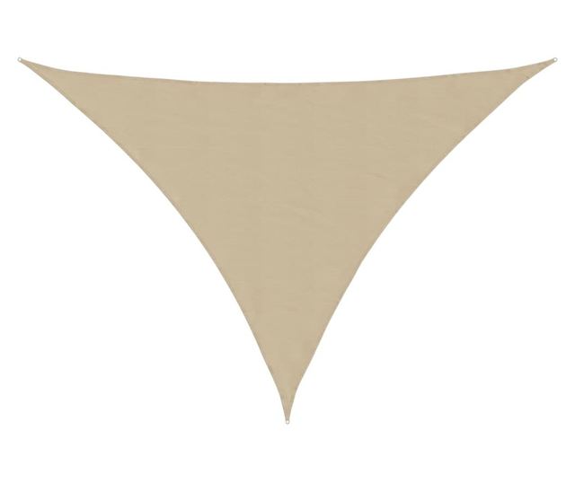 bézs 100% poliészter oxford szövet napvitorla 7 x 5 x 5 m