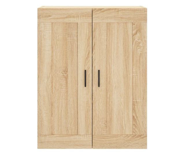 Висок шкаф, дъб сонома, 69,5x34x180 см, инженерно дърво