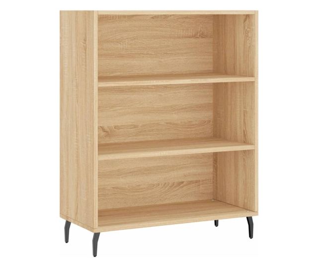 Висок шкаф, дъб сонома, 69,5x34x180 см, инженерно дърво