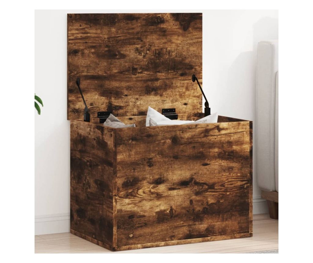 Úložný box kouřový dub 60 x 42 x 46 cm kompozitní dřevo - 2