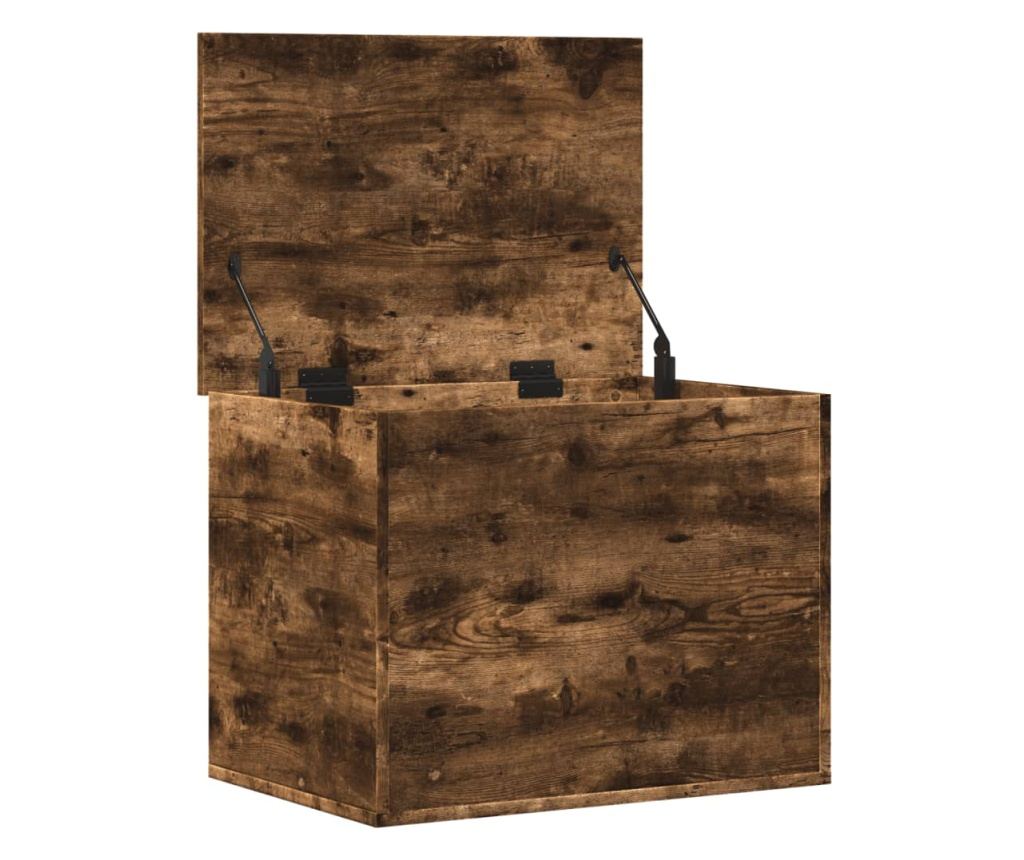 Úložný box kouřový dub 60 x 42 x 46 cm kompozitní dřevo - 7