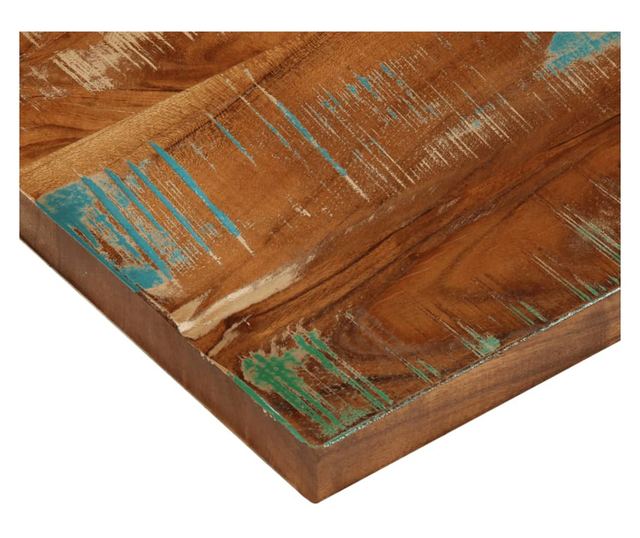 tömör újrahasznosított fa téglalap alakú asztallap 50x20x3,8 cm