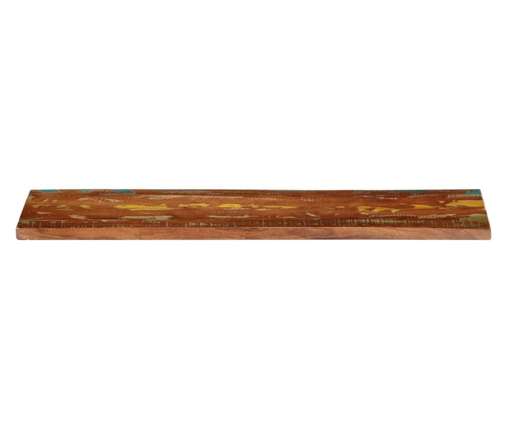 Mizna plošča 110x30x3,8 cm pravokotna trden predelan les - 3