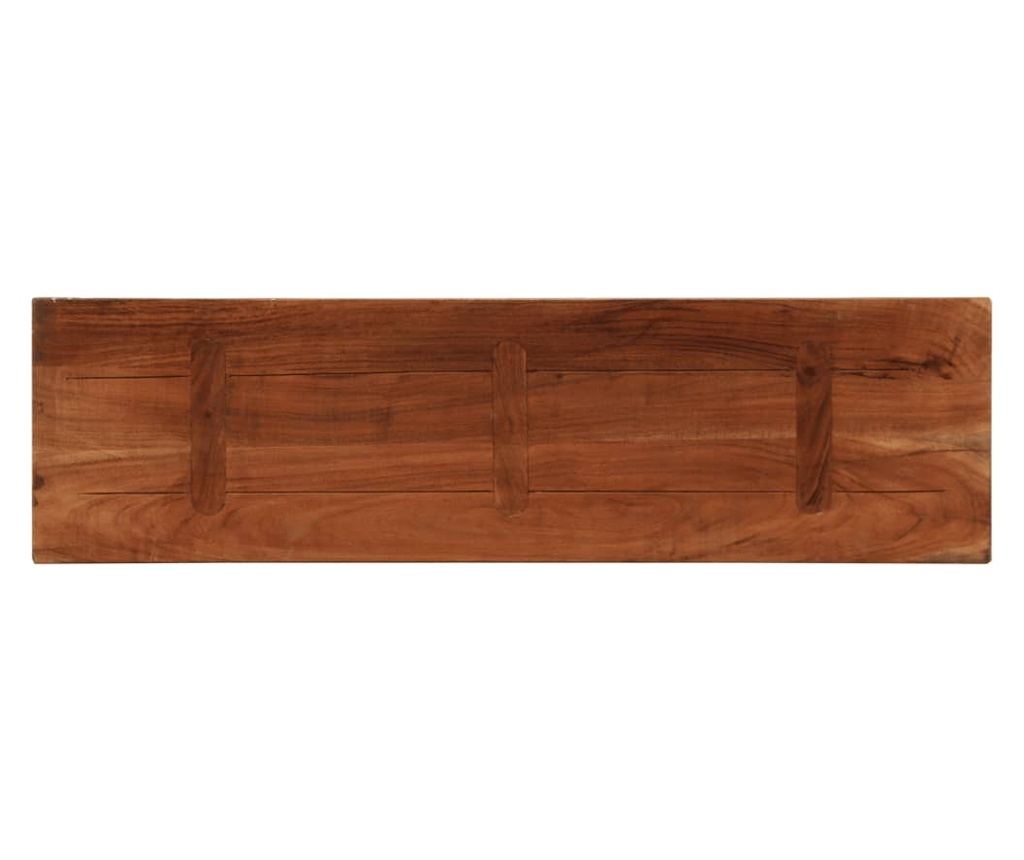 Mizna plošča 110x30x3,8 cm pravokotna trden predelan les - 5